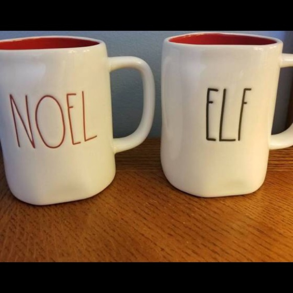 Rae Dunn Christmas mugs